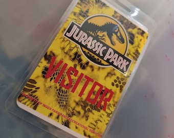Jurassic Park Visitor - Prop ID Badge - B3G1F
