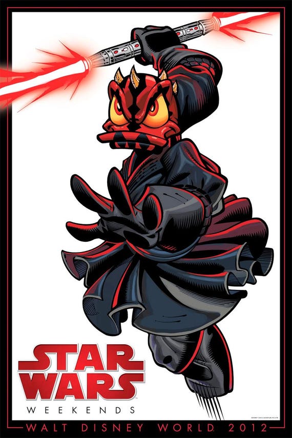 Disney Star Wars Weekends Duck Maul 11