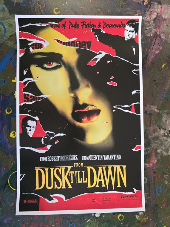 Dusk Till Dawn Collector's Movie Poster B2G1F - Etsy