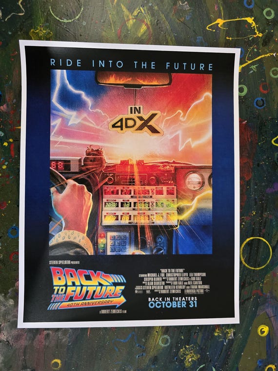 Back to the Future 40th Anniversary 11x14 Movie Poster Mcfly BUY 2