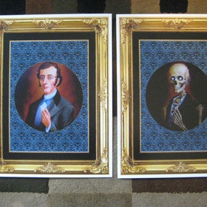 Disney Haunted Mansion ( Master Gracey ) Collector&#39;s Poster Prints ( Set of Two )