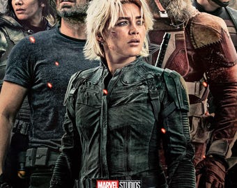 2025 Marvel Thunderbolts 11x17 Movie Poster Superhero MCU Wall Art T4 Buy2Get1FREE
