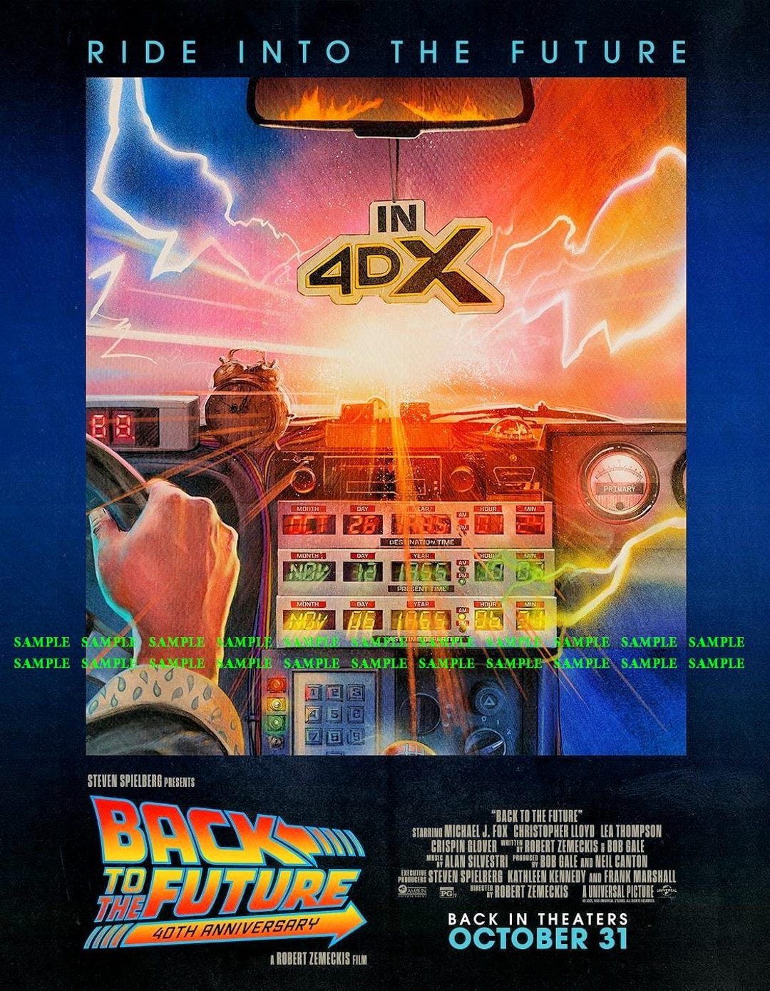 Back to the Future 40th Anniversary 11x14 Movie Poster Mcfly BUY 2