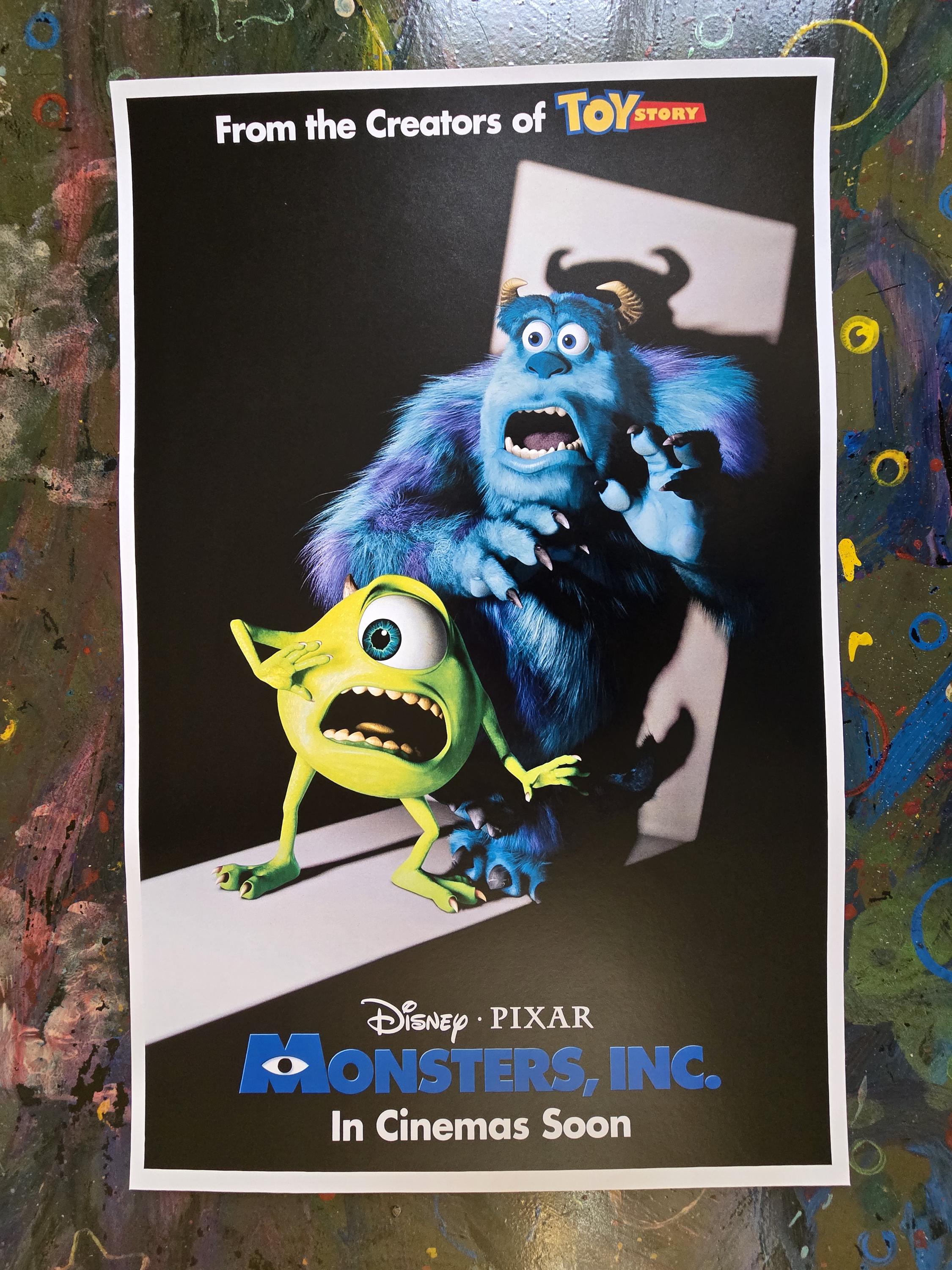 disney-pixar-monsters-inc-11-x-17-movie-collector-s-poster-b2g1f-etsy