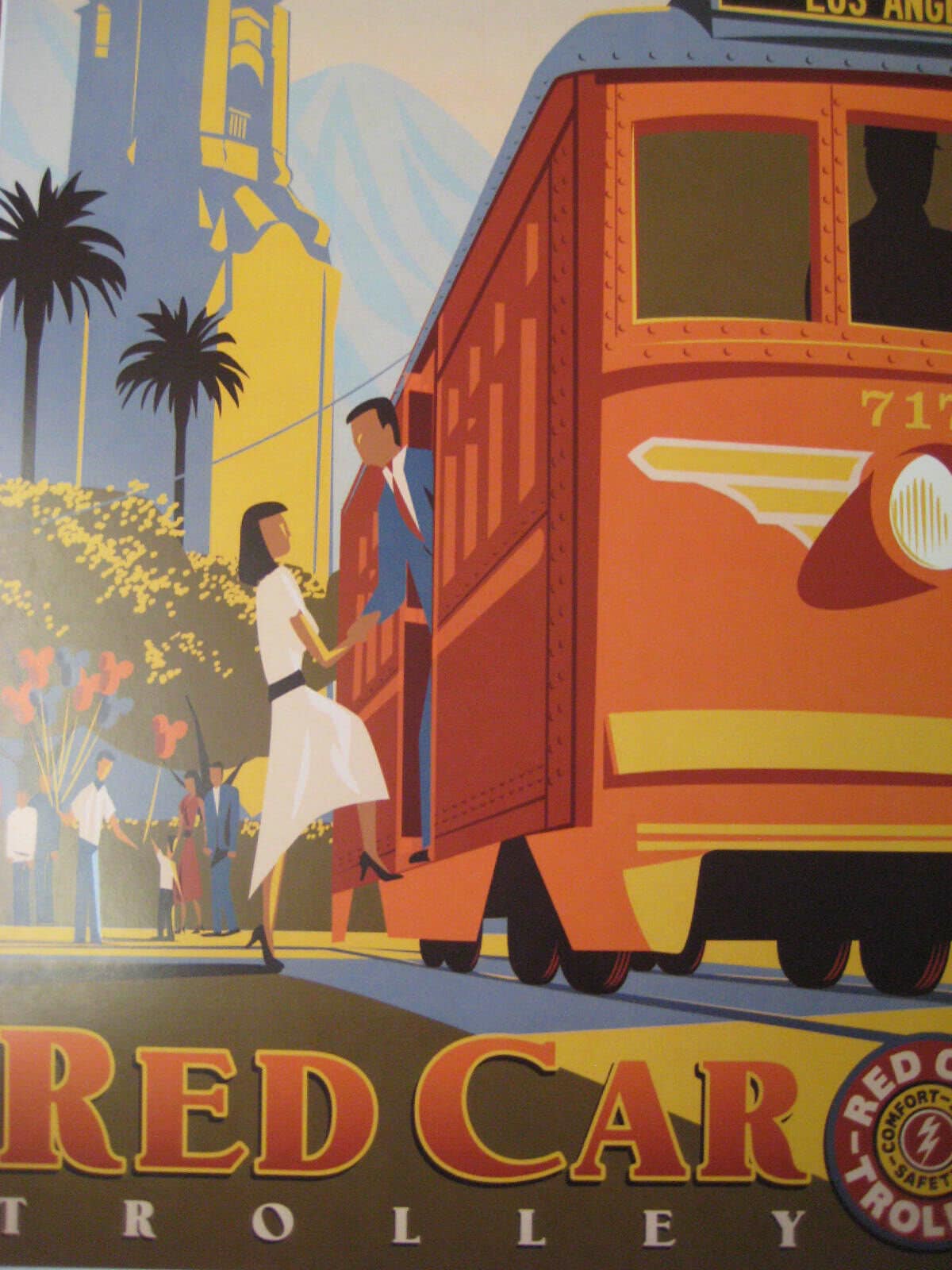 Vintage Disney Red Car Trolley Collector s Poster Print B2G2F Etsy vintage-disney-red-car-trolley-collector-s-poster-print-b2g2f-etsy