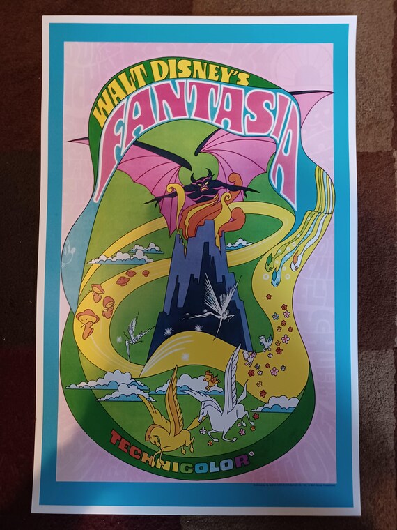 Vintage Disney ( Fantasia ) Collector's Poster Print 11