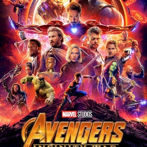 Marvel Avengers: Endgame Movie Poster, Framed, MCU, 11x17