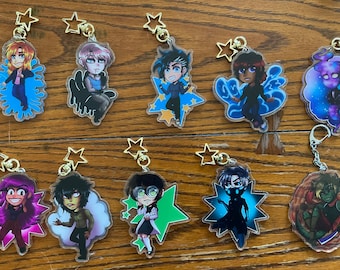 Star Boy Doble Cara Charms