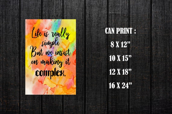 Inspirational Watercolor Printable Poster School Counselor Etsy