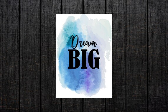 Inspirational Watercolor Printable Poster School Counselor Etsy