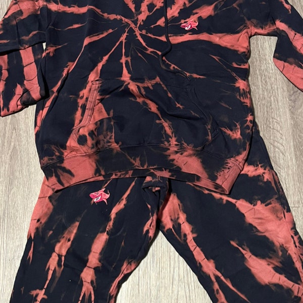 Pink Tye Dye Jogging Suit