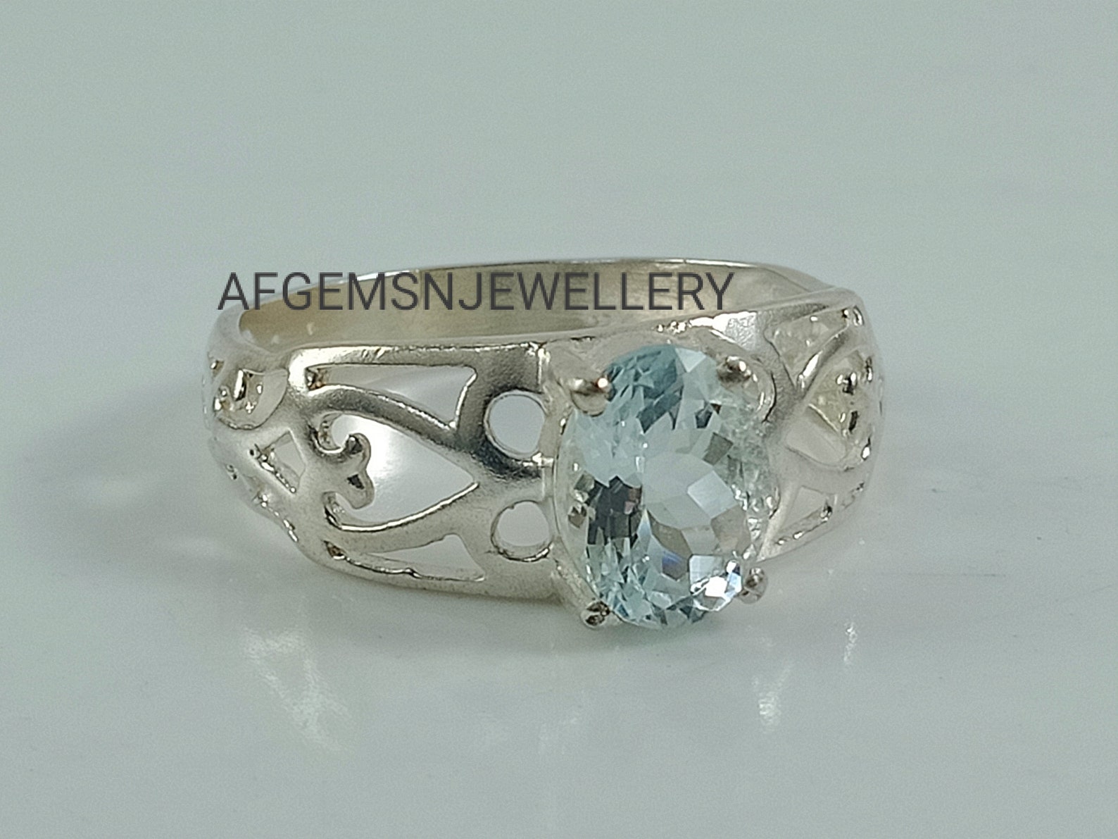 Aquamarine RingHigh Quality Aquamarine Gemstones Etsy