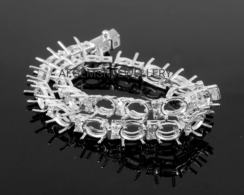 Semi Mount Braceletwithout Stone Bracelettennis Etsy