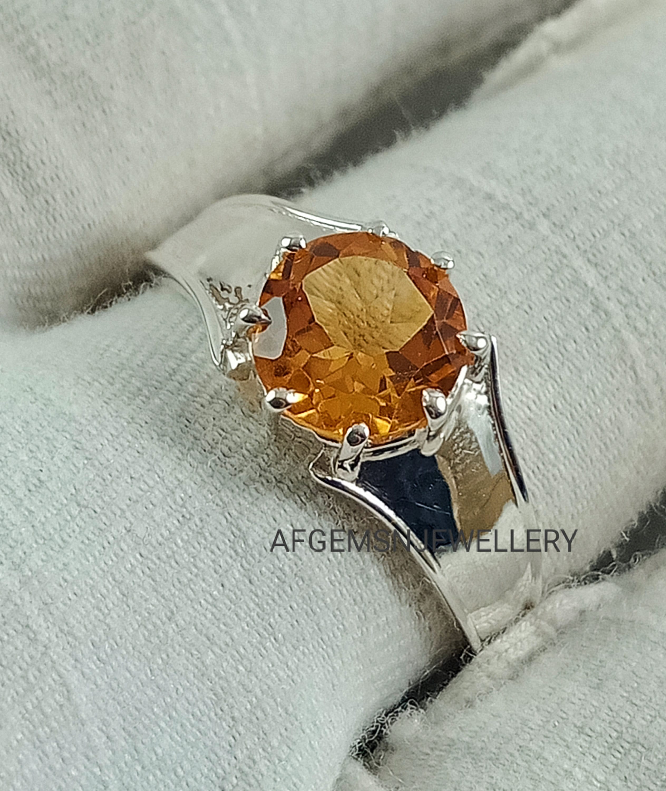 Men Yellow Topaz Ringnatural Golden Topaz Ring925 Sterling Etsy