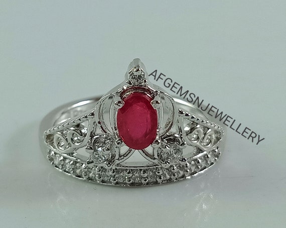 Etsy ruby ring hot sale