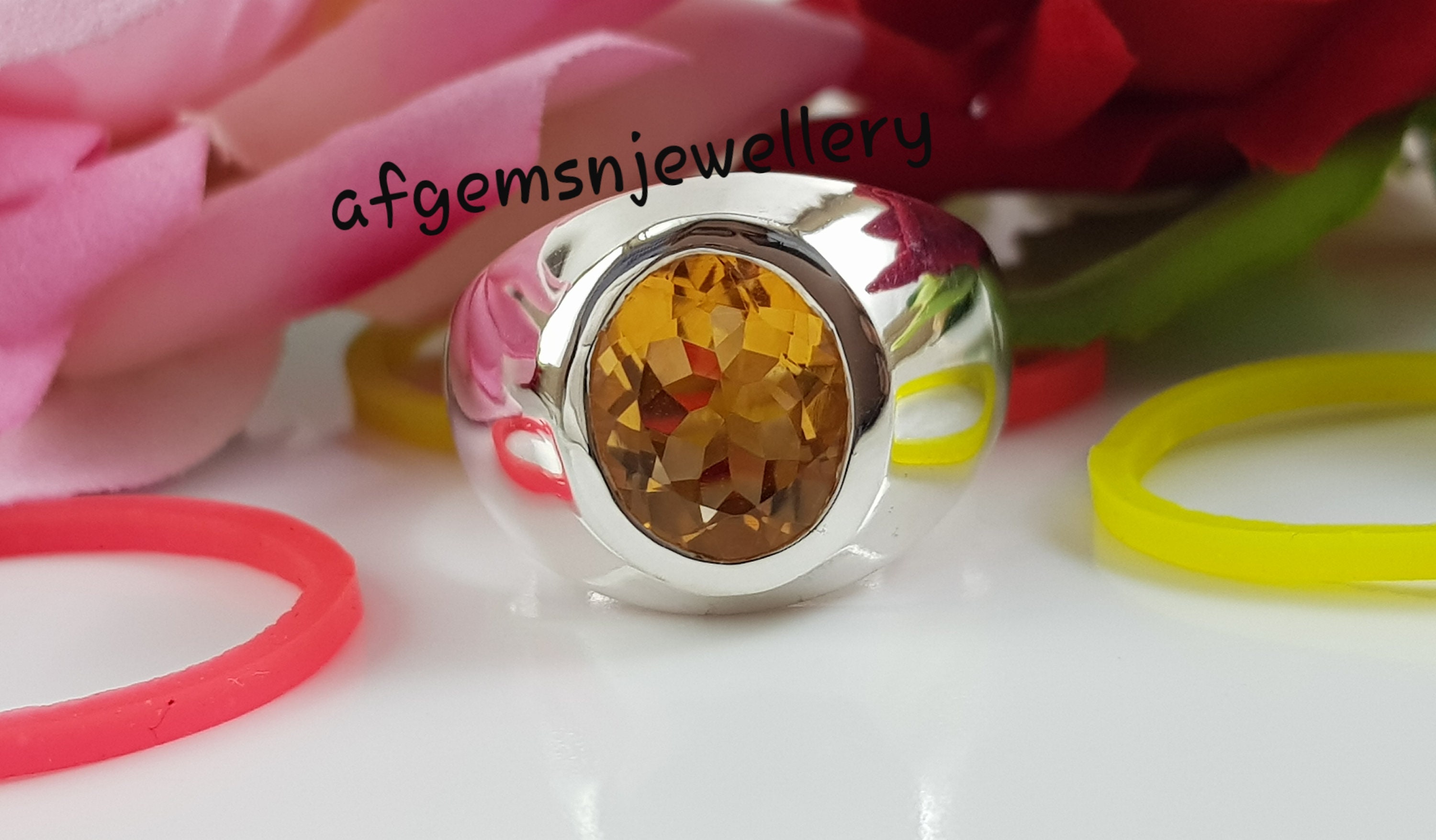 1 Gram Gold Plated Yellow Stone with Diamond Funky Design Ring for Men -  Style B199 – Soni Fashion®