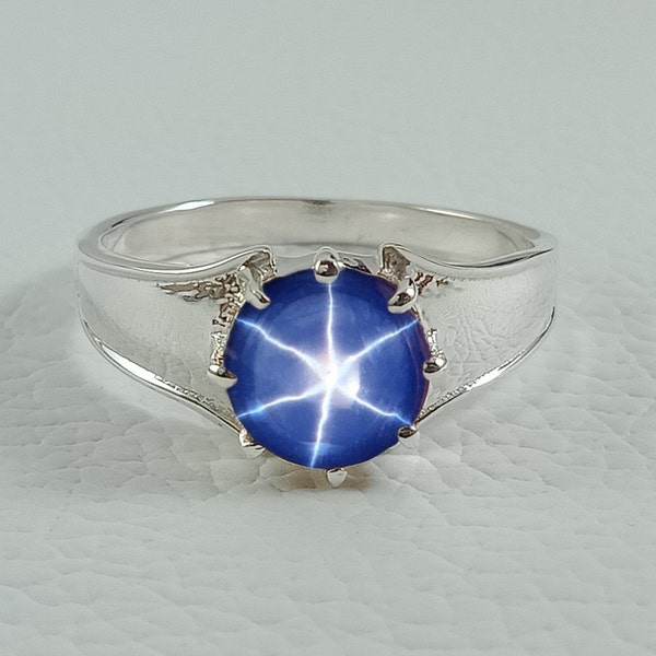 Star Sapphire Ring - Etsy