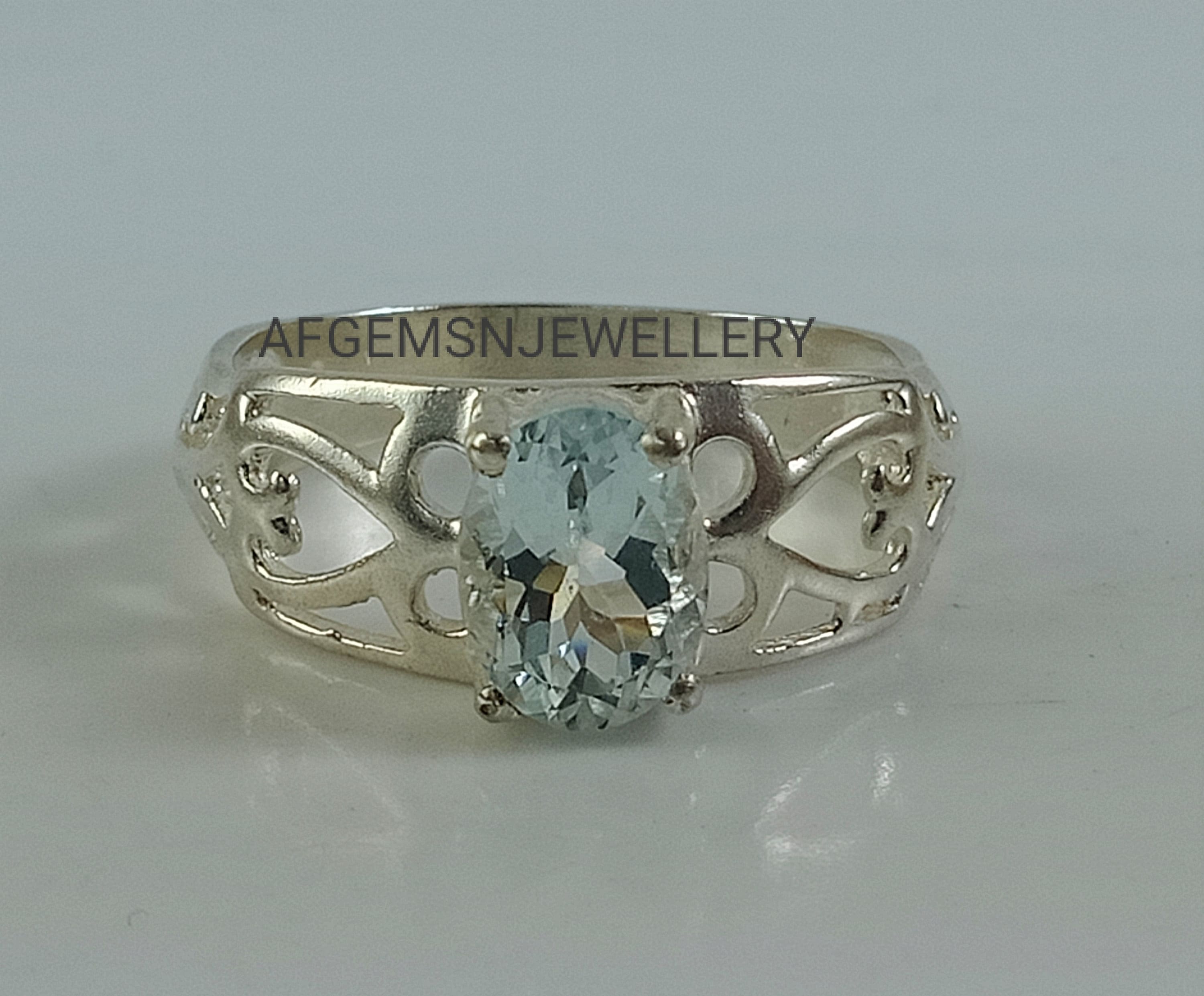 Aquamarine RingHigh Quality Aquamarine Gemstones Etsy