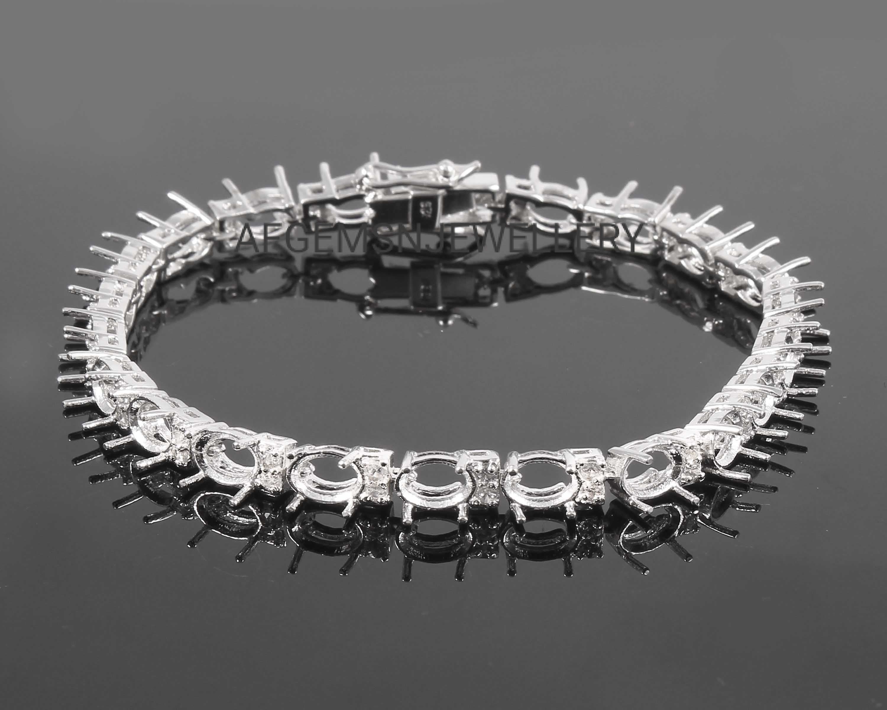 Tennis bracelet deals without stones