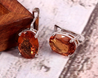 Orecchini in sultanite - Orecchini in argento sterling 925 - Orecchini che cambiano colore - Gioielli in sultanite - Orecchini da sposa - Pietra di Turchia - Regali di San Valentino