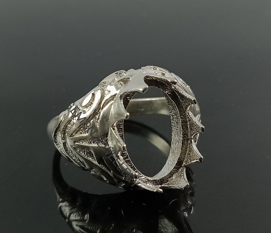 10X14MM Oval Semi Mount Ringmen Mount Ringwithout Stone Ringmen Ring