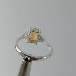 Gift Ring-Golden Topaz Ring-Yellow Topaz Ring-Vintage Ring-Birthstone Topaz Ring-Natural Golden Topaz Gemstone Ring-Promise Ring-Topaz Ring image 7