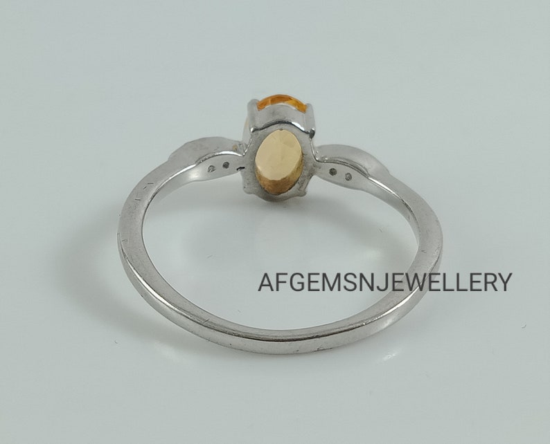 Gifts Ring-Yellow Topaz Ring-Natural Golden Topaz Ring-925 Sterling Silver Ring-Golden TOPAZ Jewelry-Vintage Ring-Birthstone TOPAZ Ring