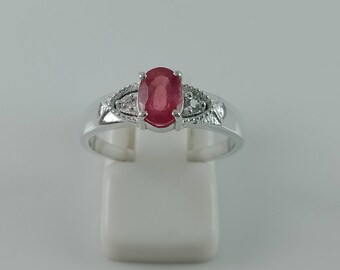 Vintage Ruby Ring-925 Silver Ring-Gemstone Ruby-Red Ruby Ring-Unique Ruby Ring-July Birthstone  Stone Ruby-Red Ruby-Ruby Jewelry Ring