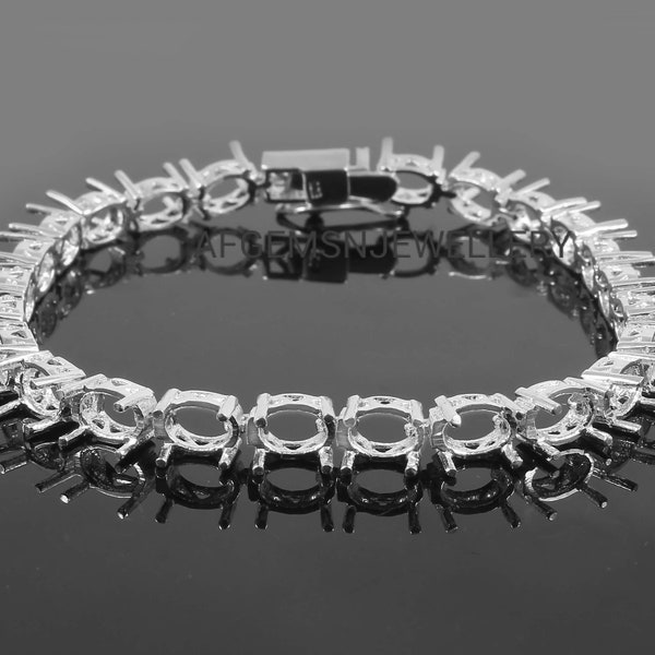 Tennis Bracelet Mountings Etsy