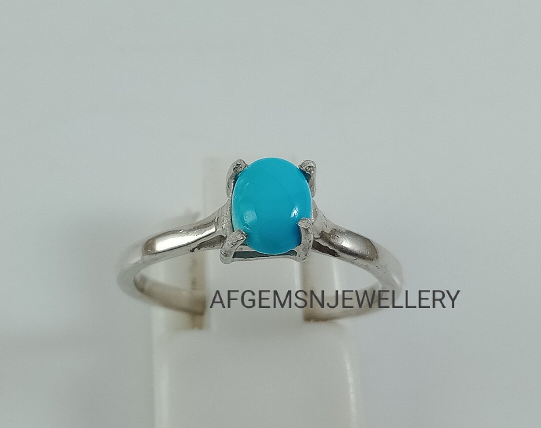 Unique Turquoise Ring-turquoise Ring-925 Sterling Silver Ring ...