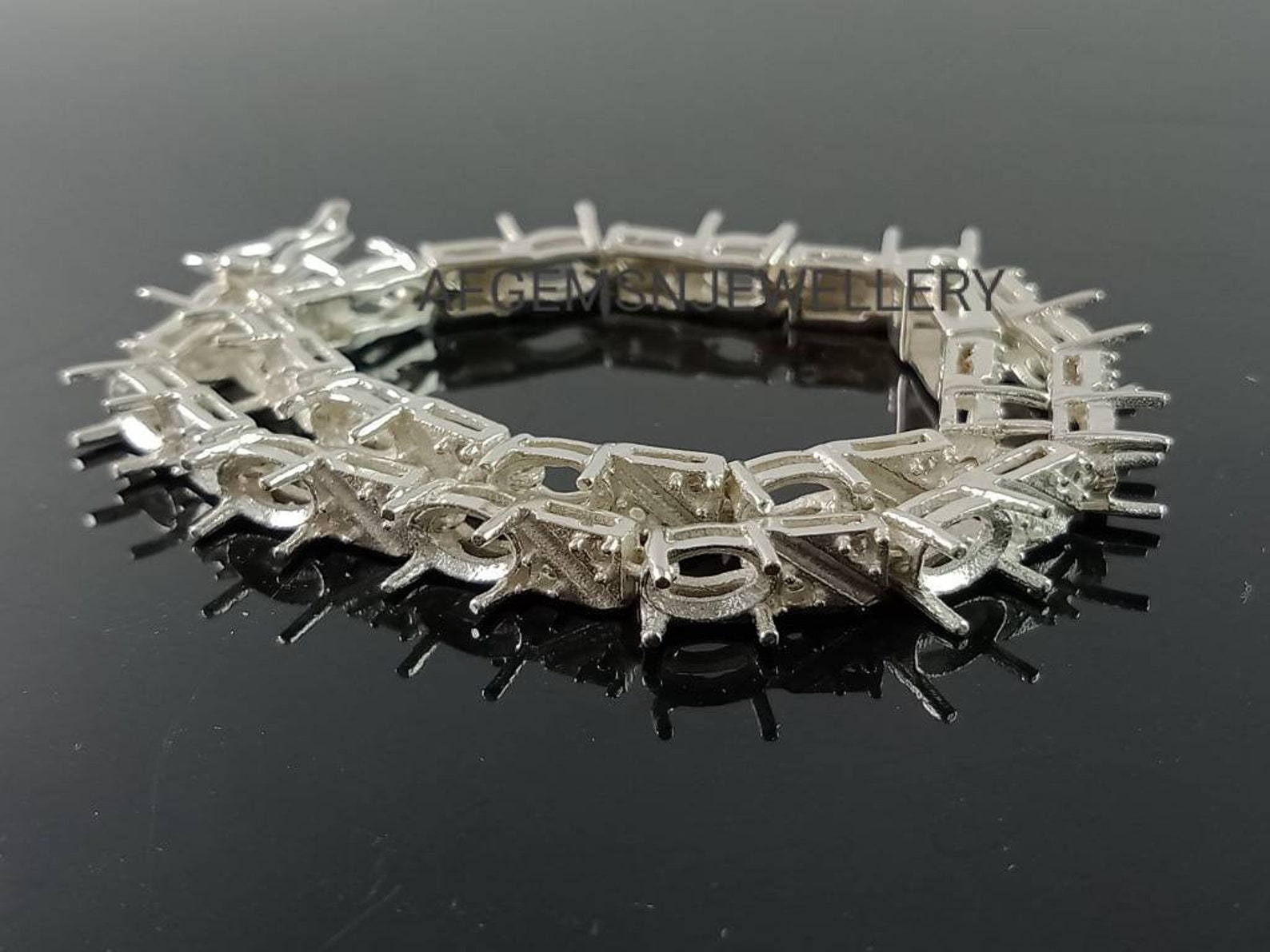 Tennis BraceletSemi Mount BraceletWithout Stone Etsy