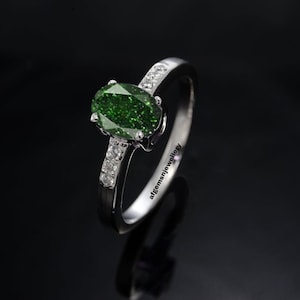 Dainty Handmade Galaxy Sandstone Ring- Green Sandstone Engagement Ring- Nebula Ring- Sterling Silver Ring Promise Ring- Anniversary Gift