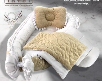 exclusivo Baby Nest decorado con Decorativo Gipiure lafel Elegante Cocoon