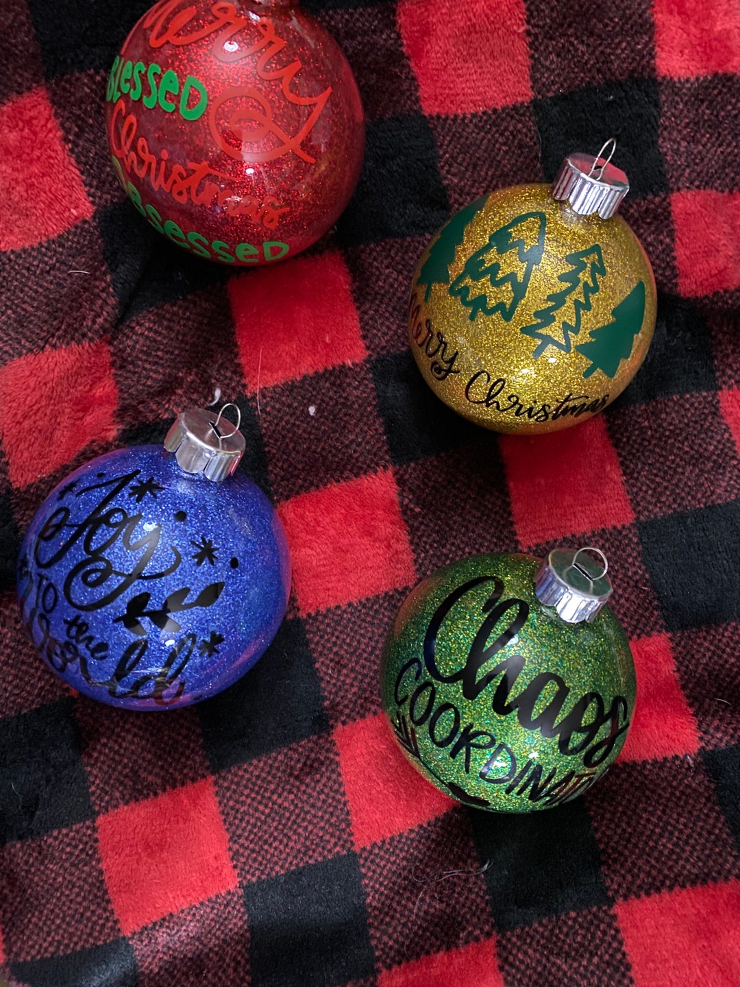 Personalized Christmas Ornaments Etsy