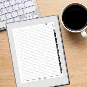 Hyperlinked Notebook Templates for reMarkable Paper Pro | Digital Note-Taking PDF