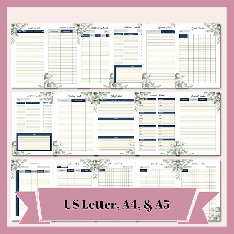 20222023 ULTIMATE Teacher Planner Teacher Planner 20222023 Etsy