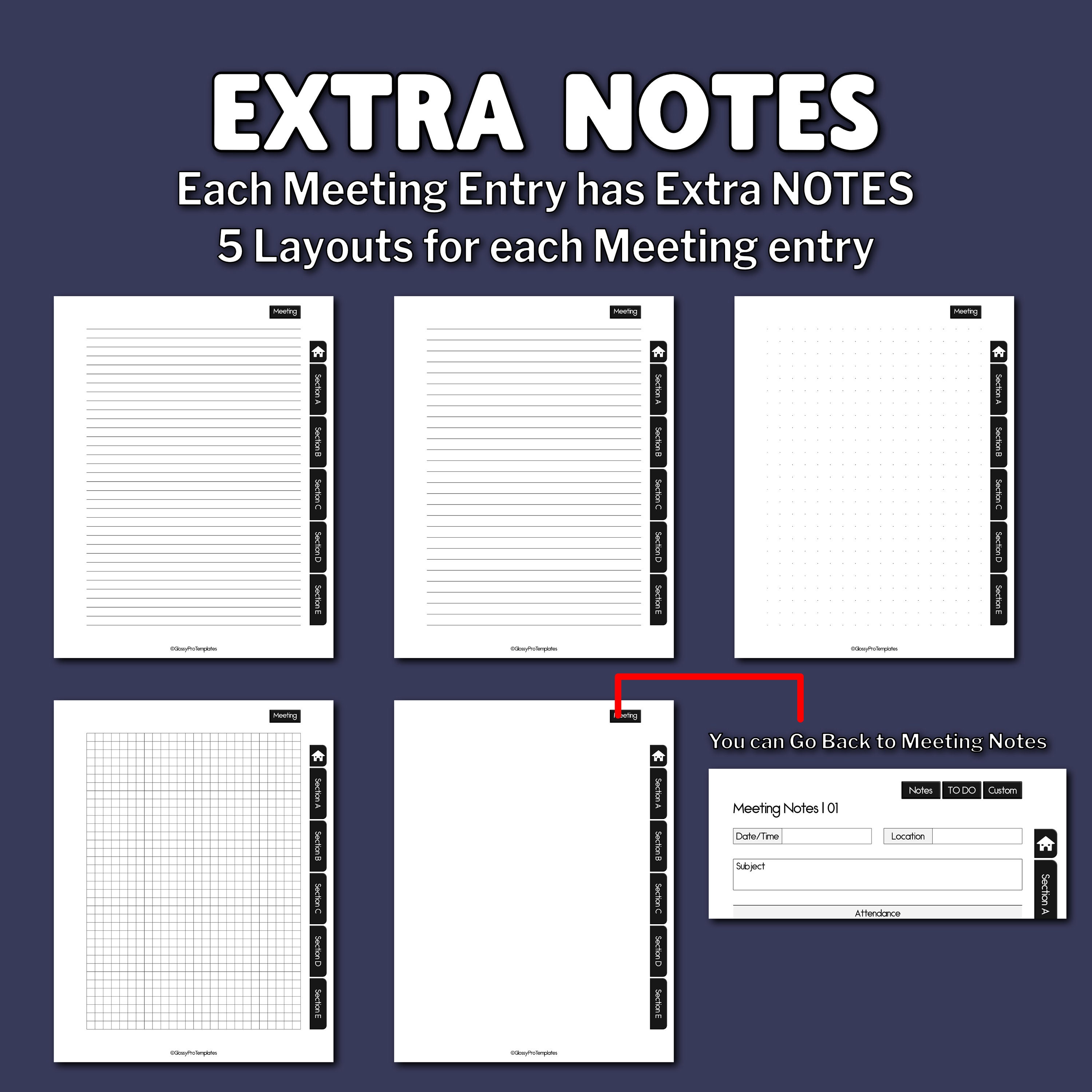BOOX Note Air 2 Plus Meeting Notes, Boox Note Air 2 Plus Templates ...