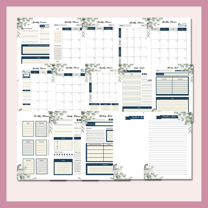 20222023 ULTIMATE Teacher Planner Teacher Planner 20222023 Etsy