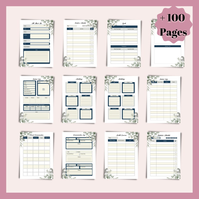 20222023 ULTIMATE Teacher Planner Teacher Planner 20222023 Etsy