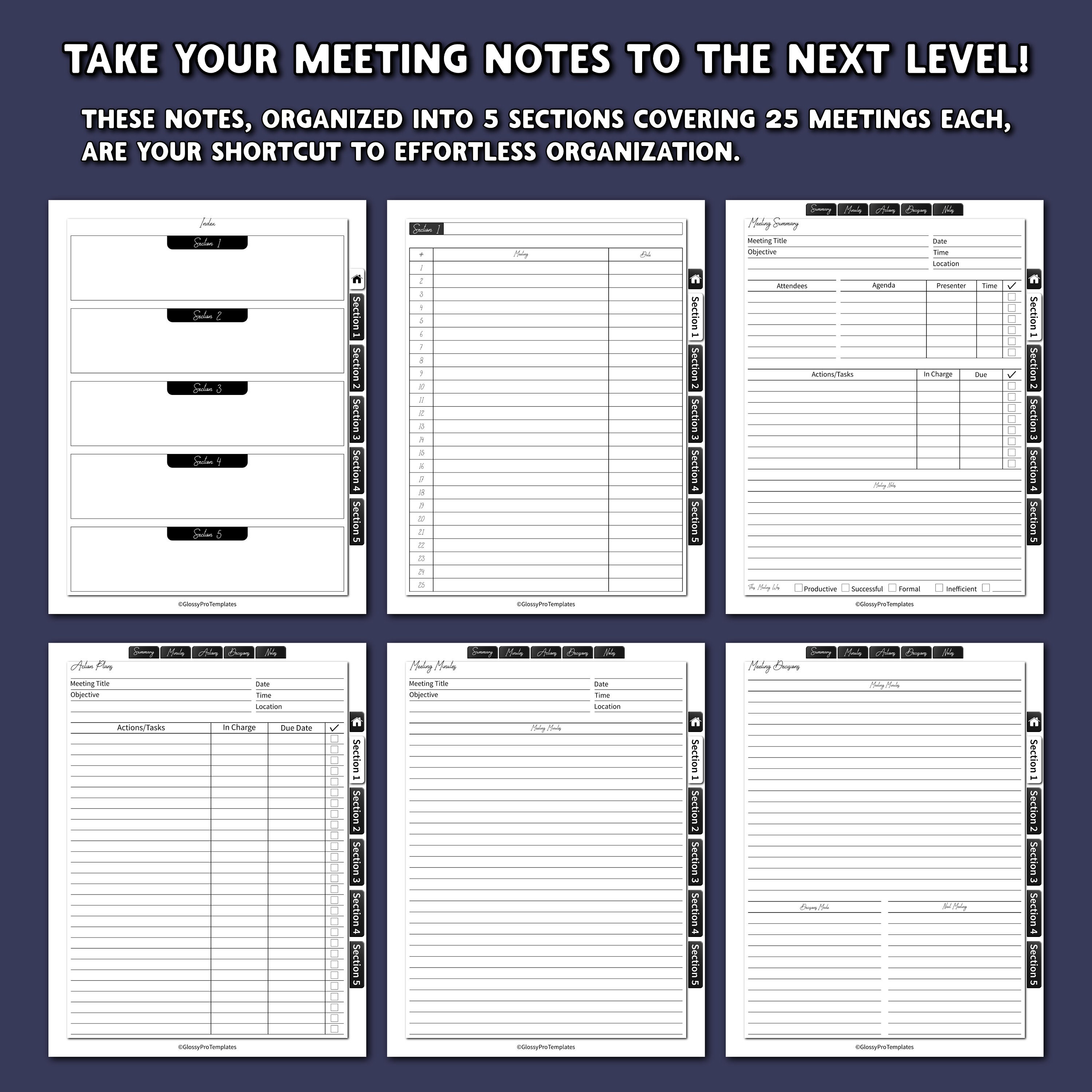 BOOX Note Air 2 Plus Meeting Notes, Boox Note Air 2 Plus Templates ...