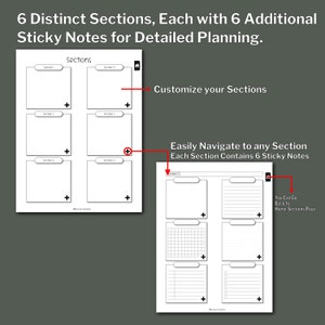 Custom Sticky Notes for BOOX Note Air 2 With Hyperlinks, Sticky Notes ...