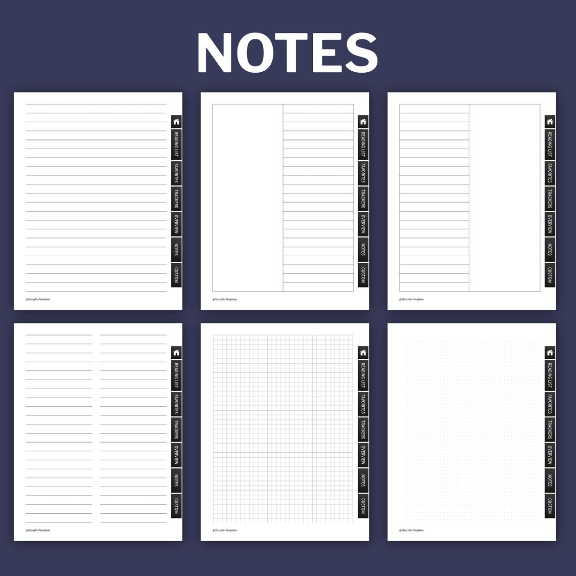 BOOX Note Air-2 Plus Reading Journal Book Review PDF - Etsy