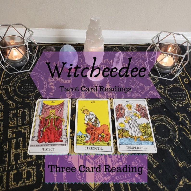 Tarot Three Card Reading Etsy