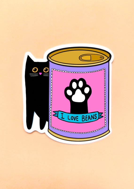 Cat Beans sticker