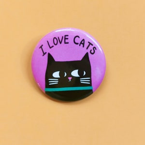 I Love Cats badge