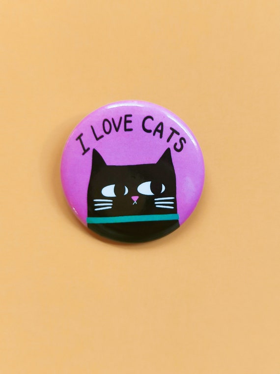 I Love Cats badge