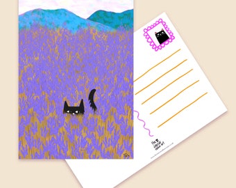 Lavender Field postcard