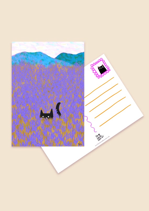 Lavender Field postcard