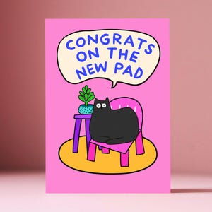Novo cartão de felicitações Pad - Aniversários, Humor, Fofo, Celebração, Engraçado