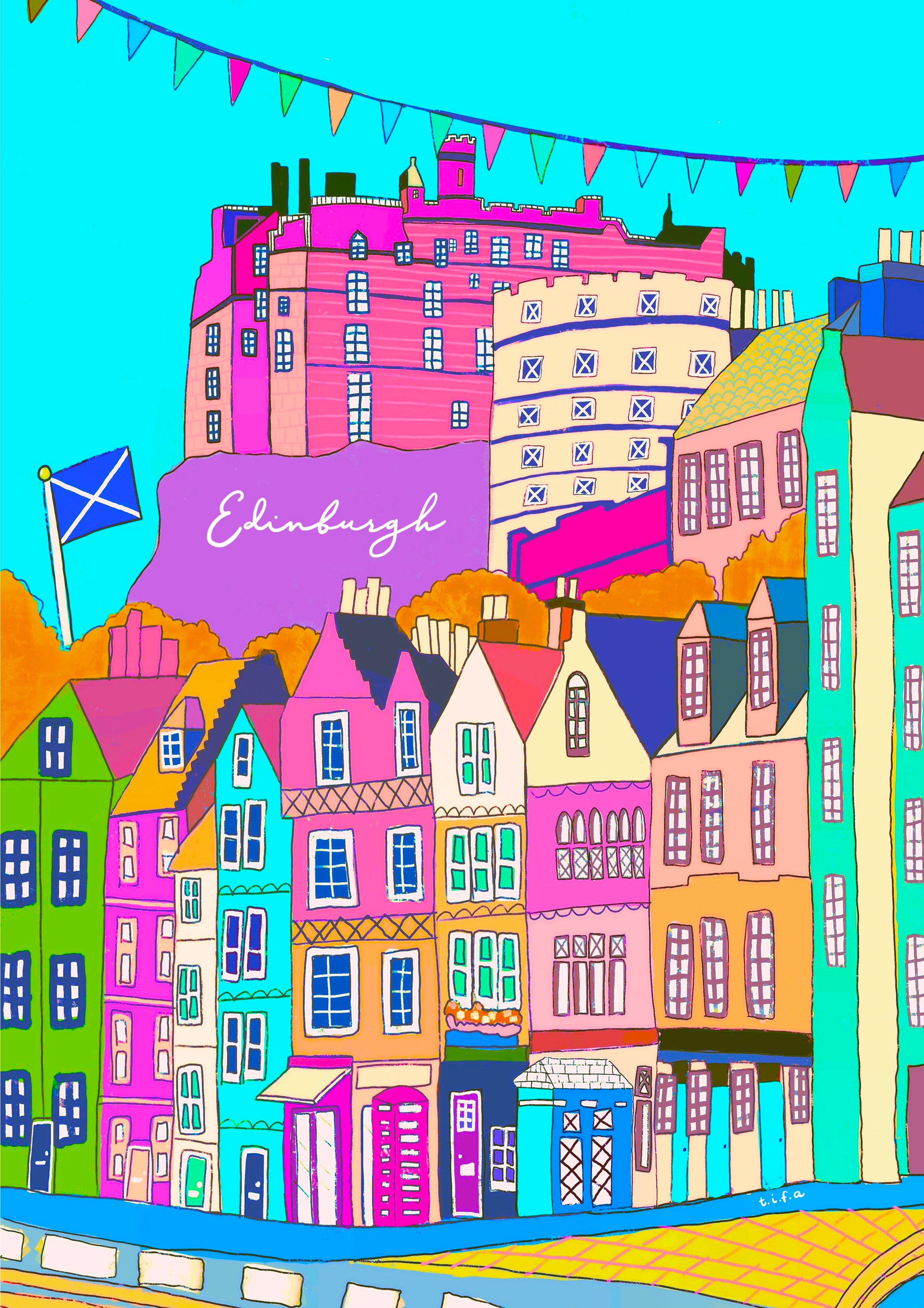 Edinburgh Print Etsy